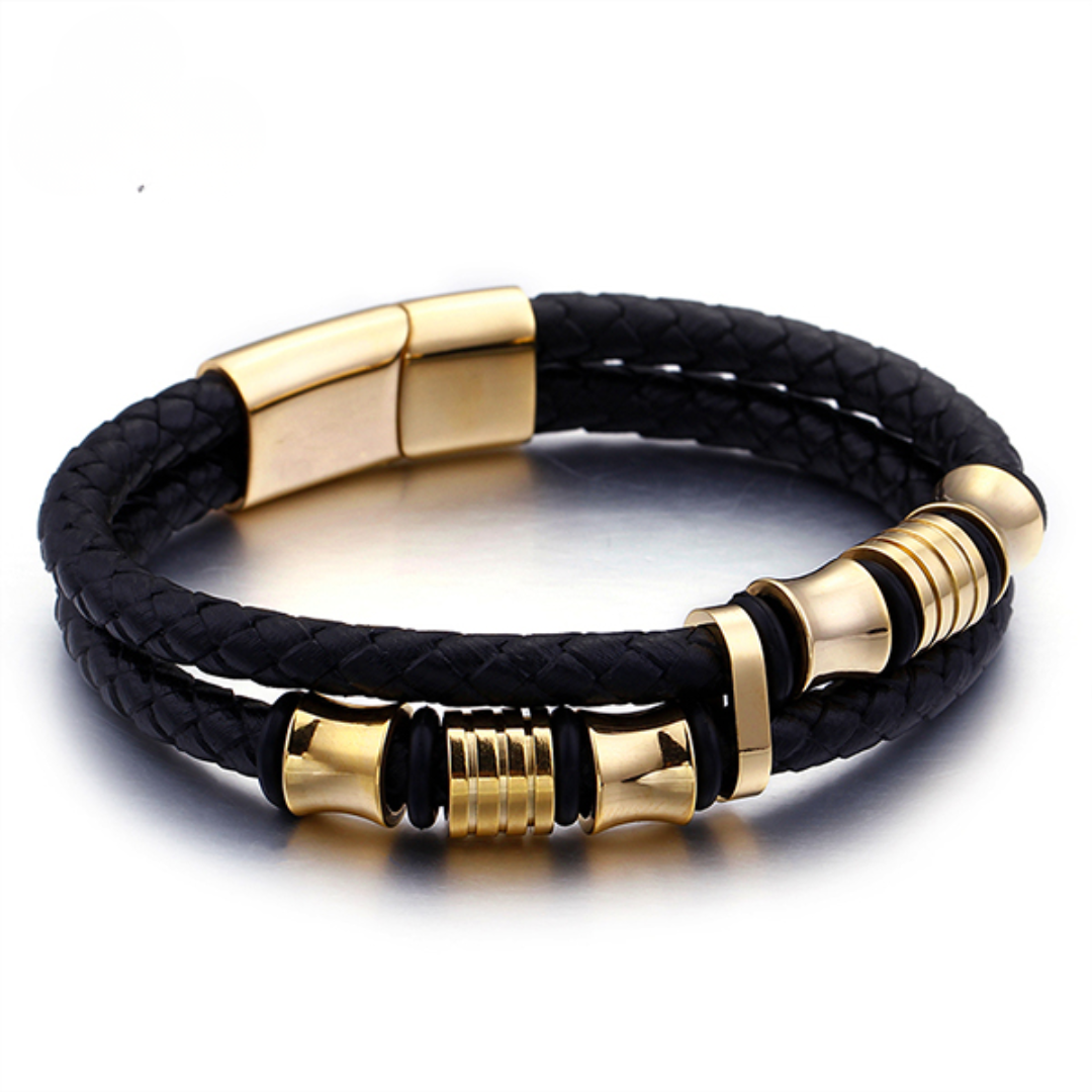 Imperial Braided Leather Men's Bracelet