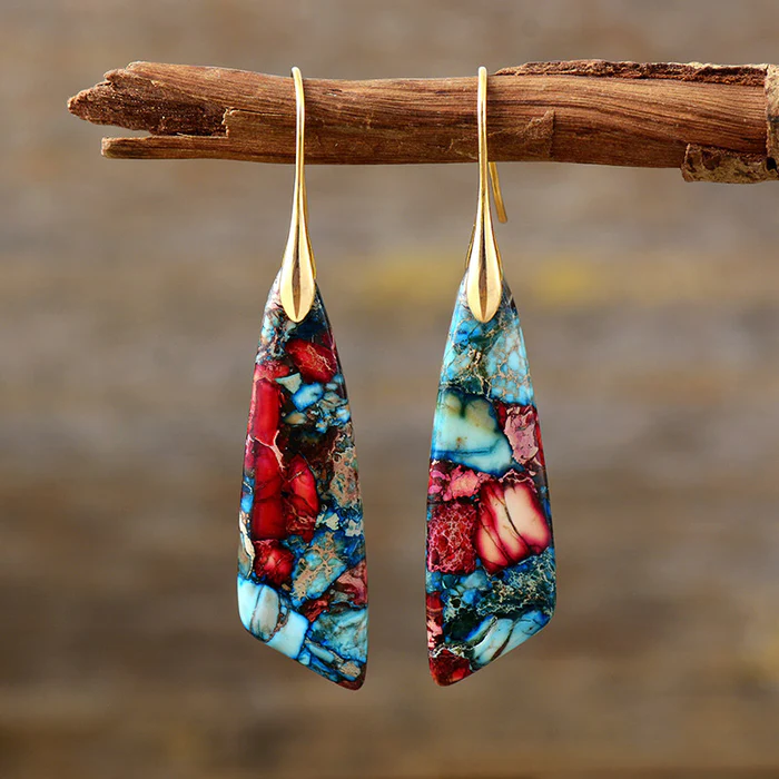 Timeless Colorful Gemstone Earrings