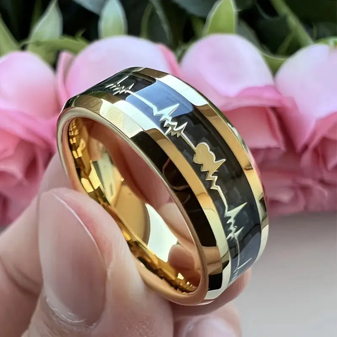 Golden Script Heritage Ring