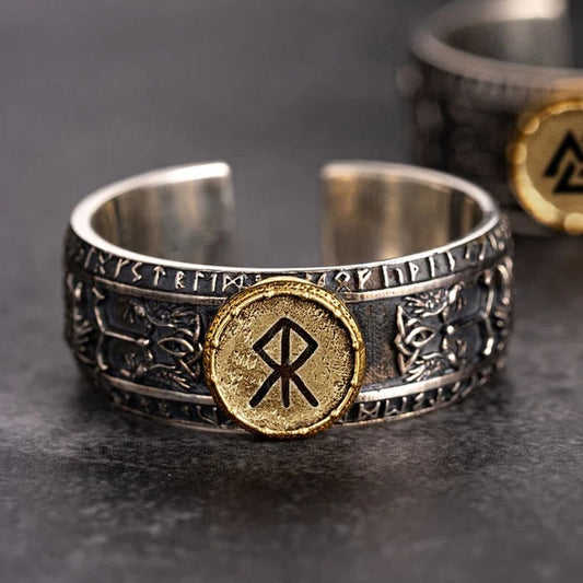 Runic Heritage Cuff Ring