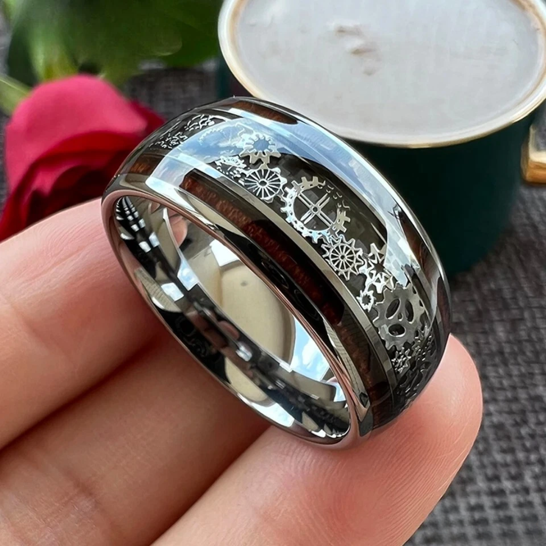 Iron Heritage Engraved Band