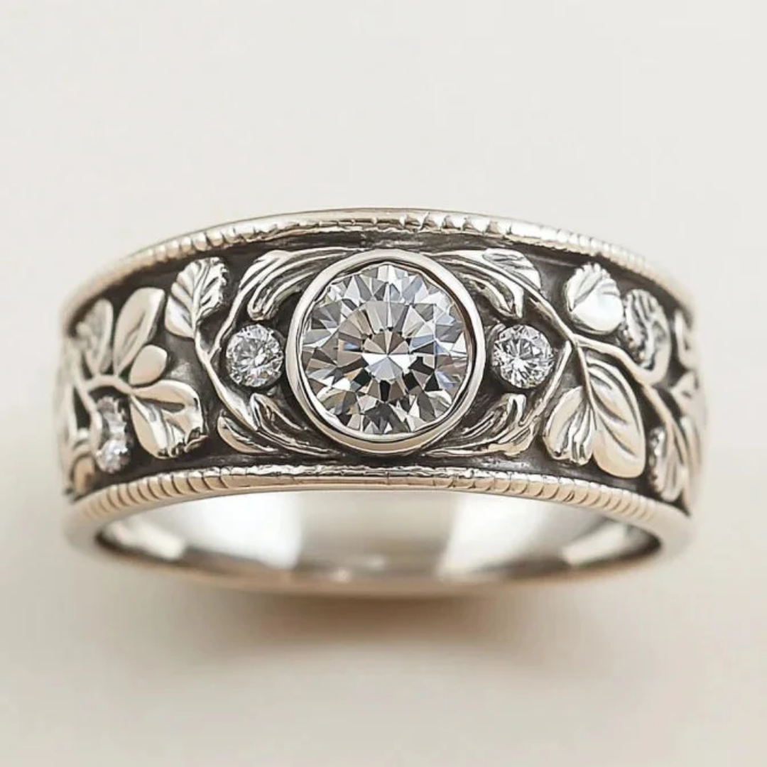Timeless Silver & Zirconia Ring