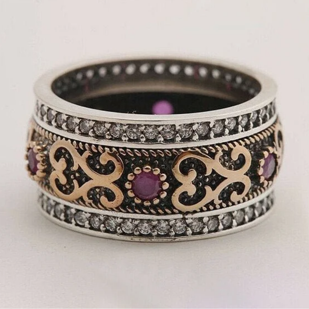 Heritage of Rome Silver & Gold Ring