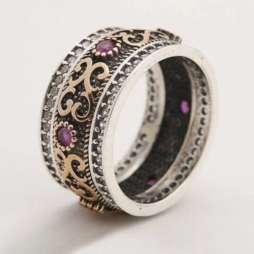 Heritage of Rome Silver & Gold Ring