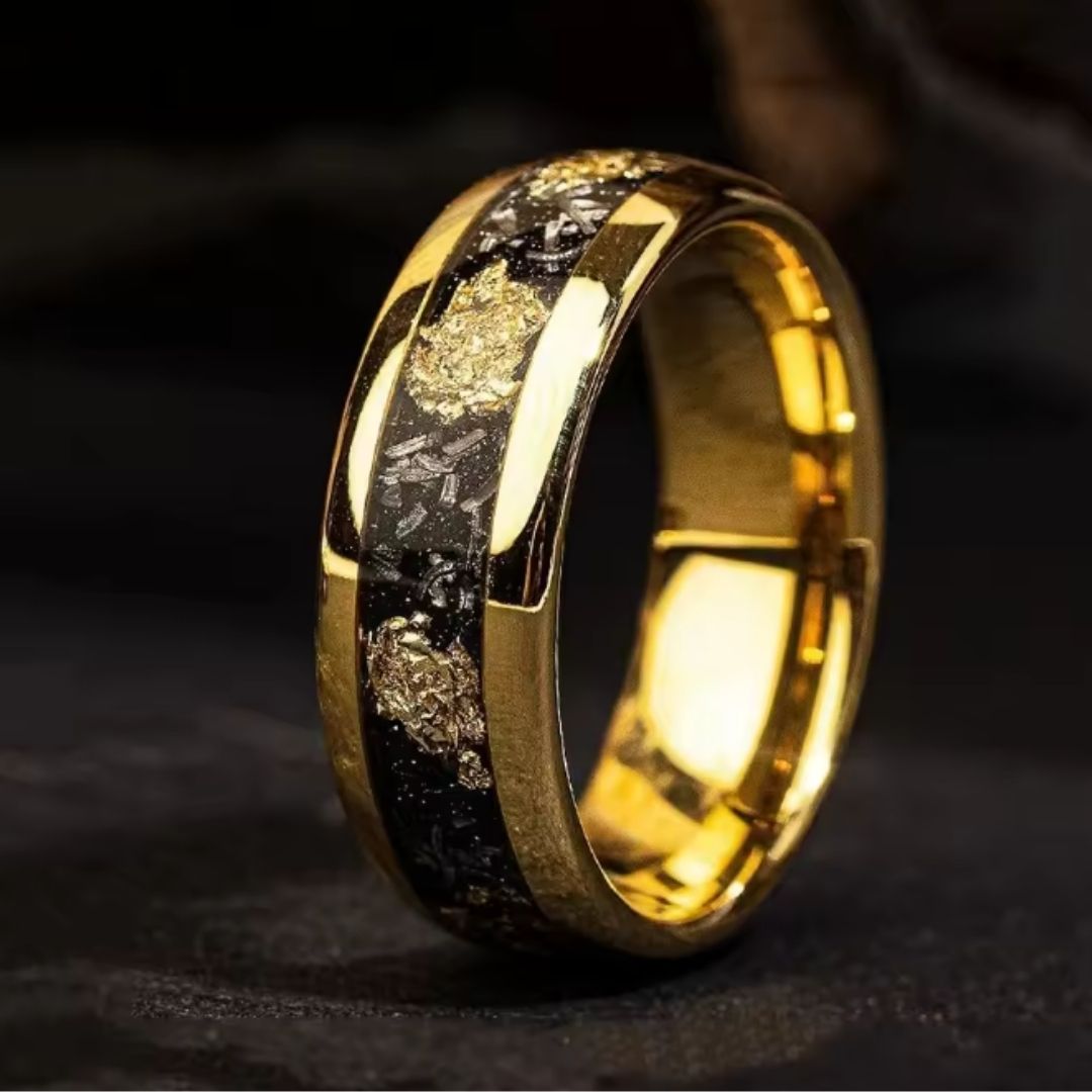 Imperial Faceted Titanium Band