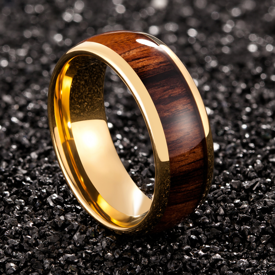 Forest Gold Classic Ring