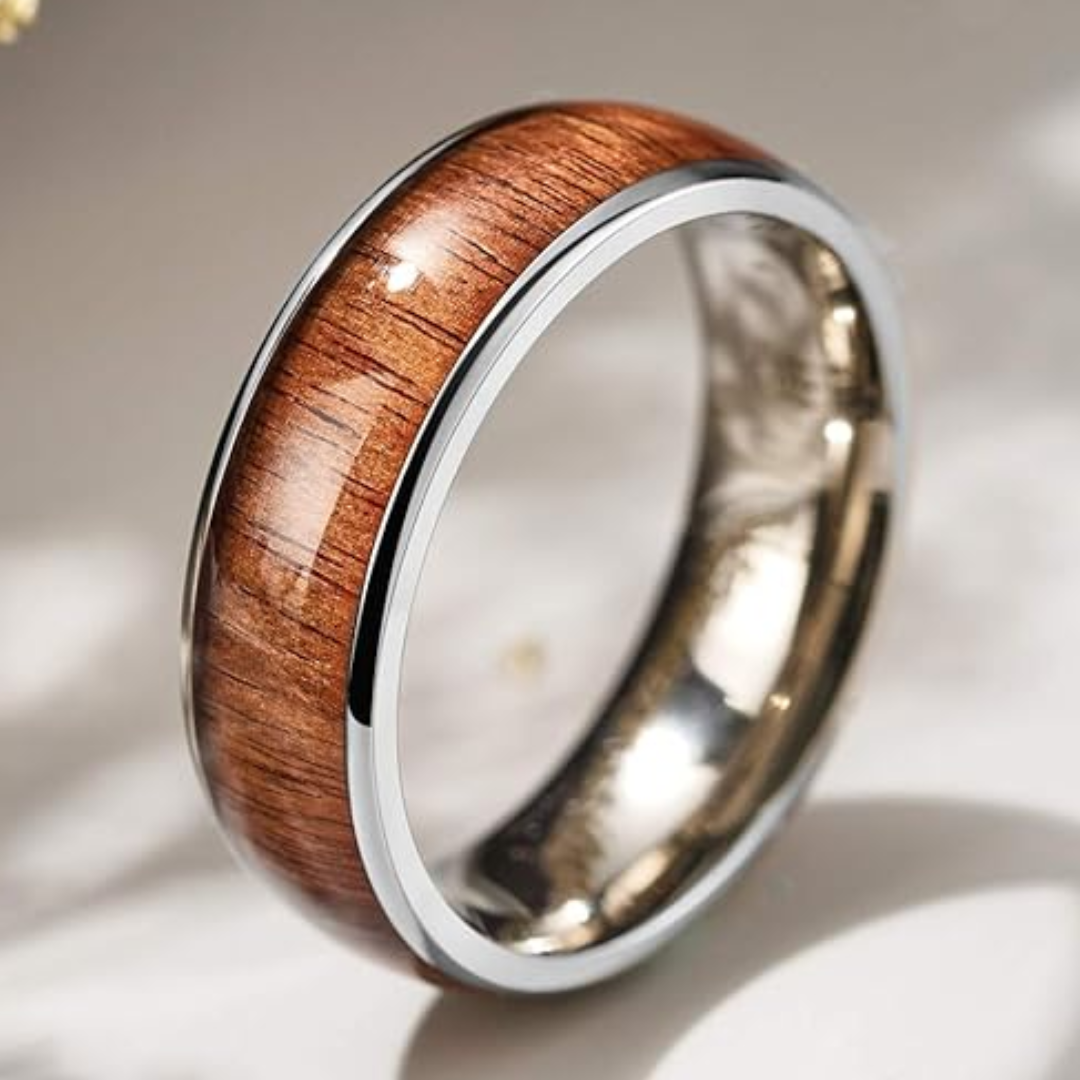 Steel Valor Inlay Ring