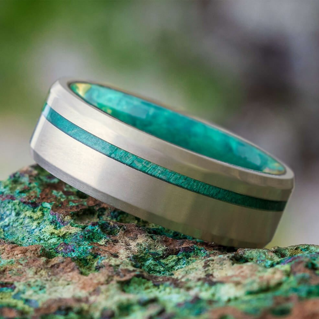 Turquoise Stone Inlay Ring