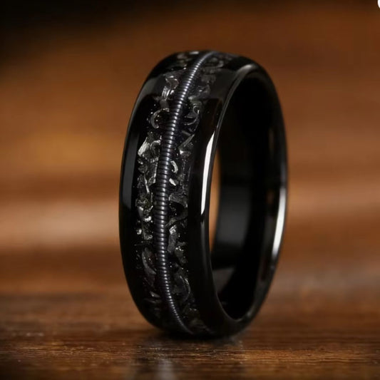 Midnight Celtic Heritage Ring