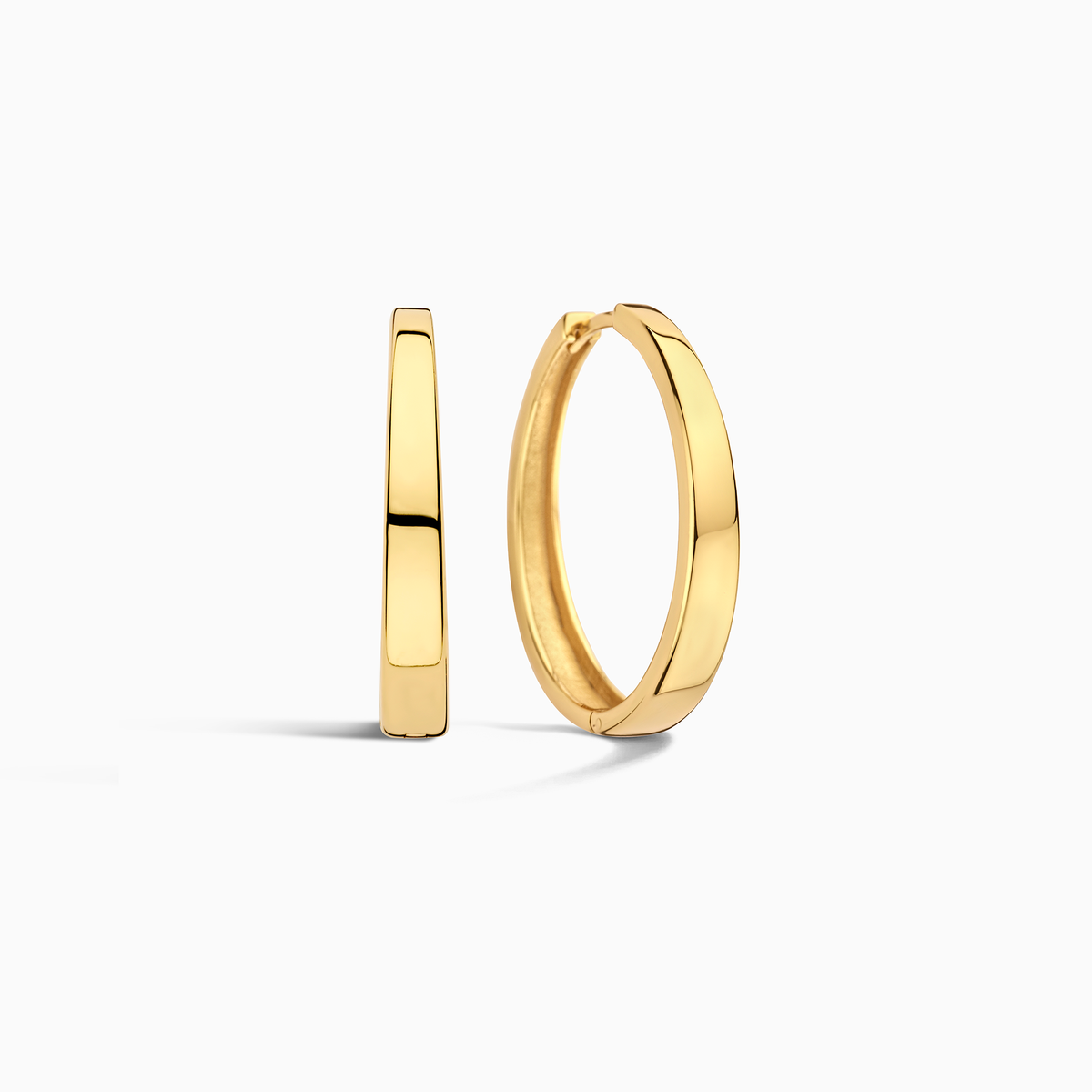 Gia Statement Hoops | Gold