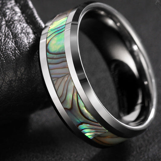 Aurora Shell Inlay Ring