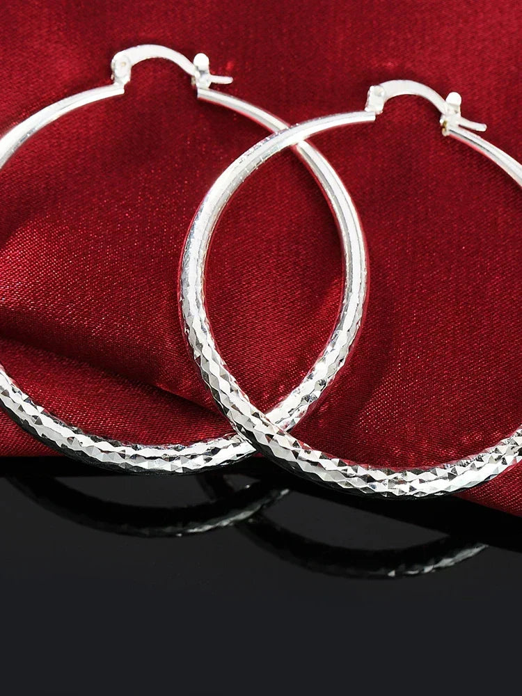 Sterling Silver Hoops