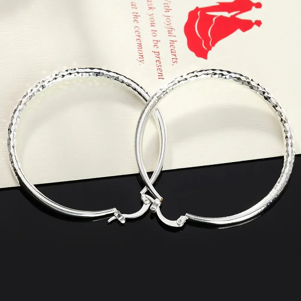 Sterling Silver Hoops