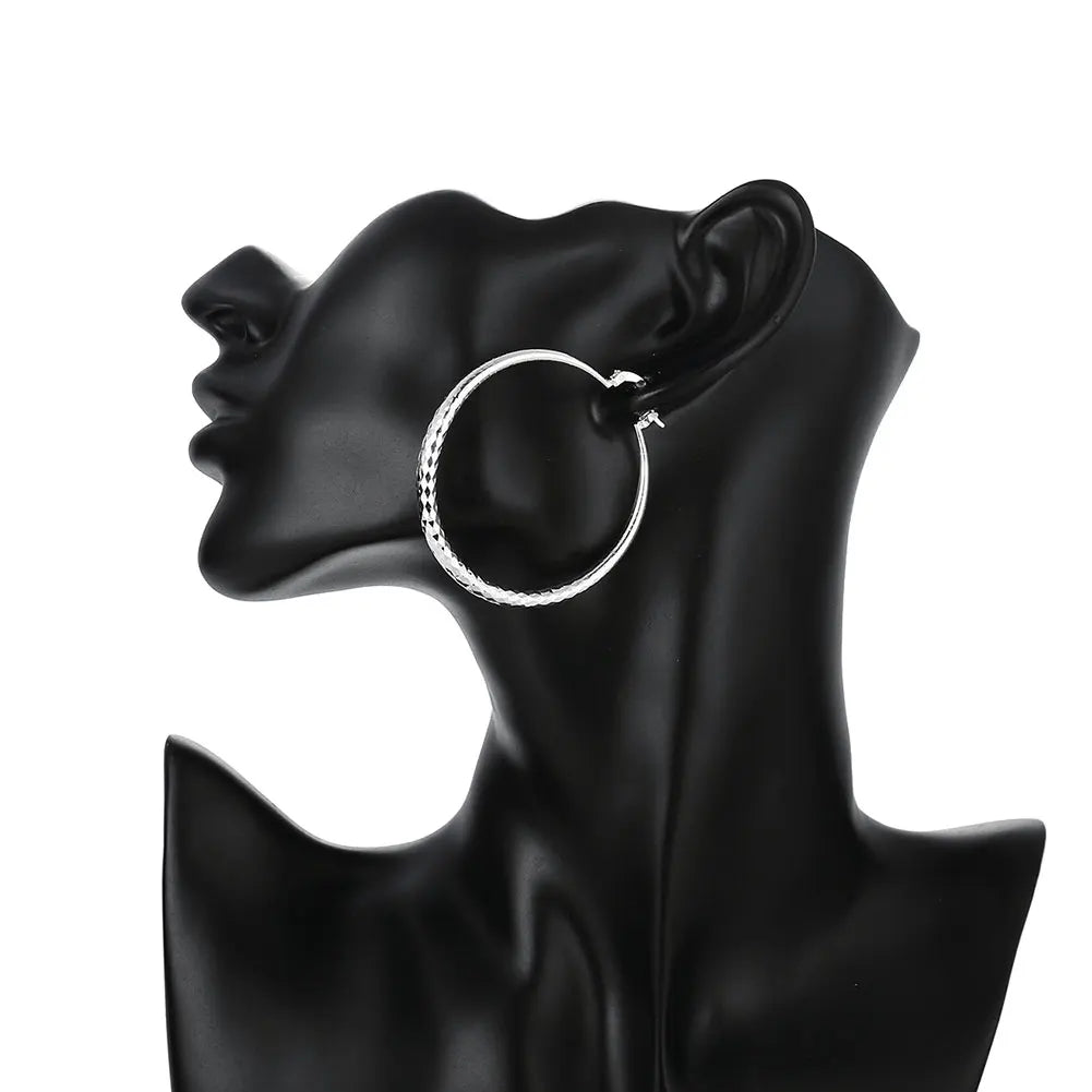 Sterling Silver Hoops