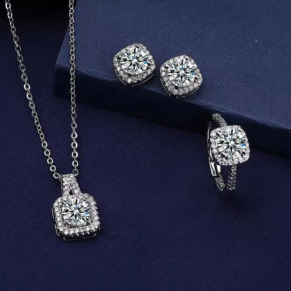 Luxurious Cube Jewelry Set