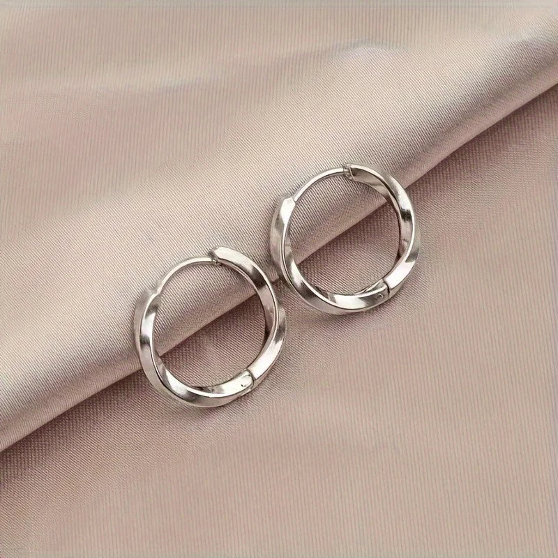 Minimalistic Geometric Hanging Earrings