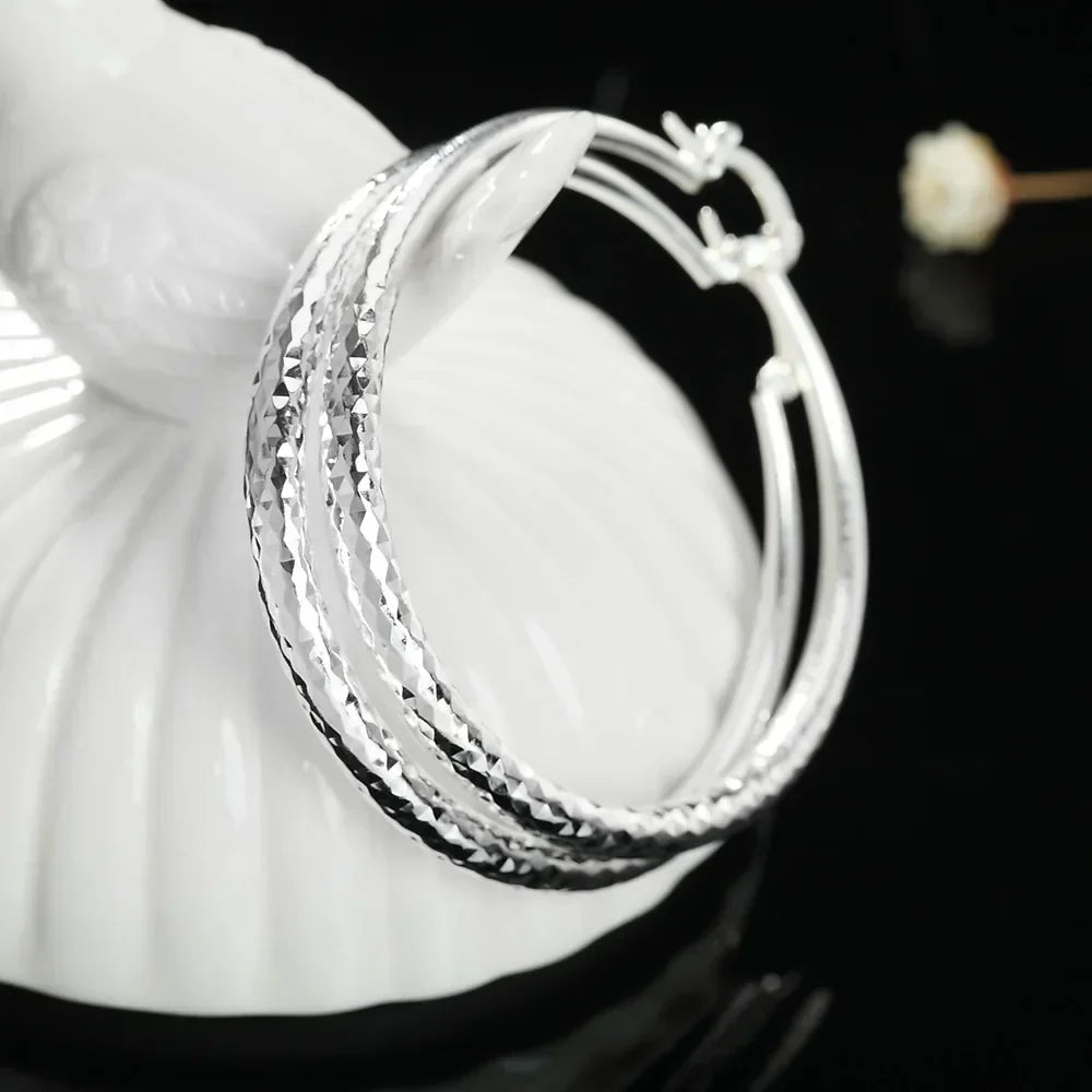 Sterling Silver Hoops