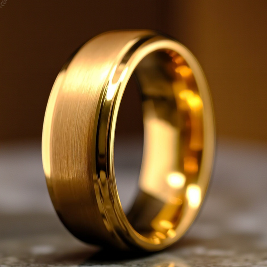 Classic Brushed Gold Band