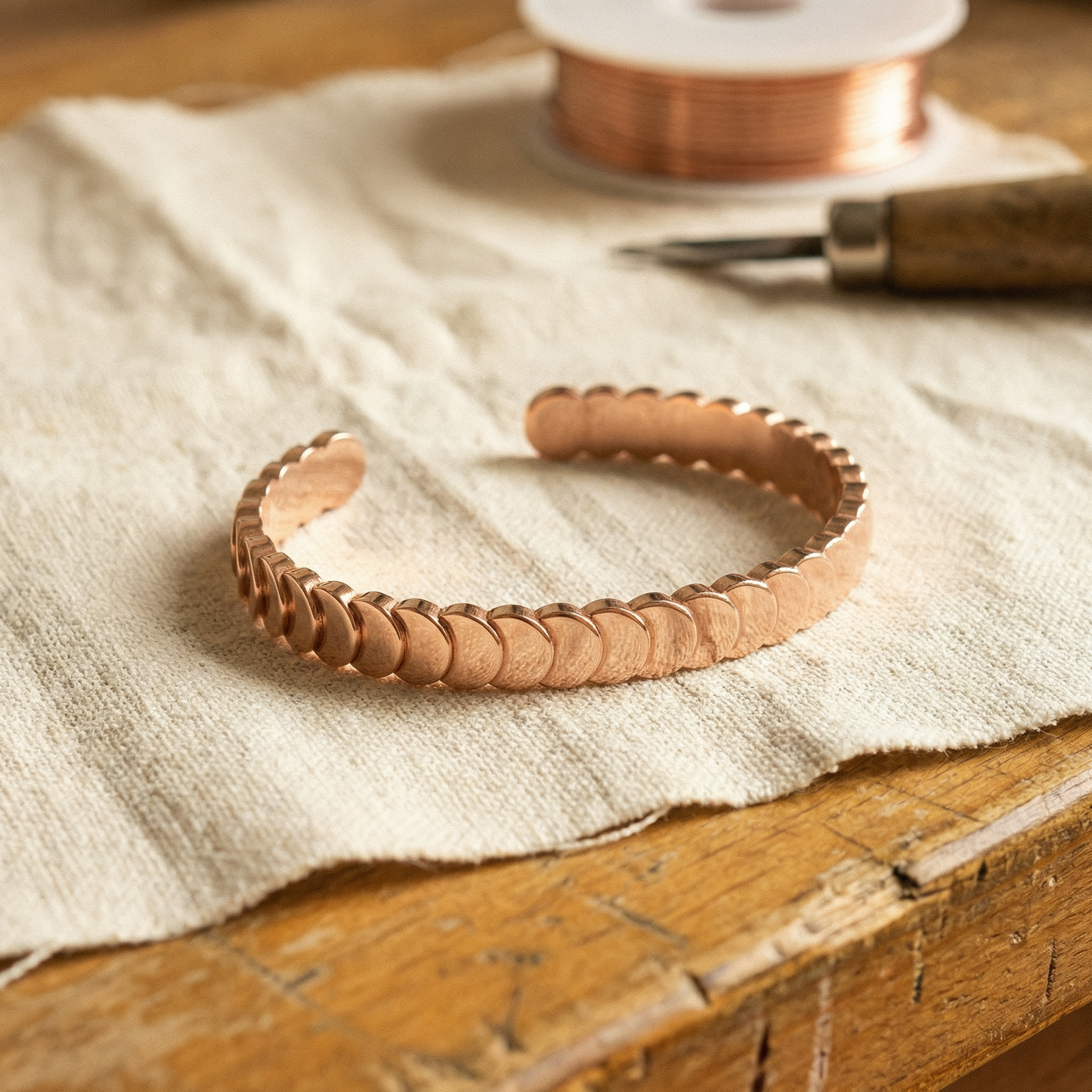 Tide Copper Bracelet