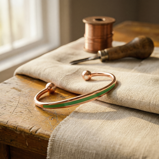 Jade Copper Bracelet
