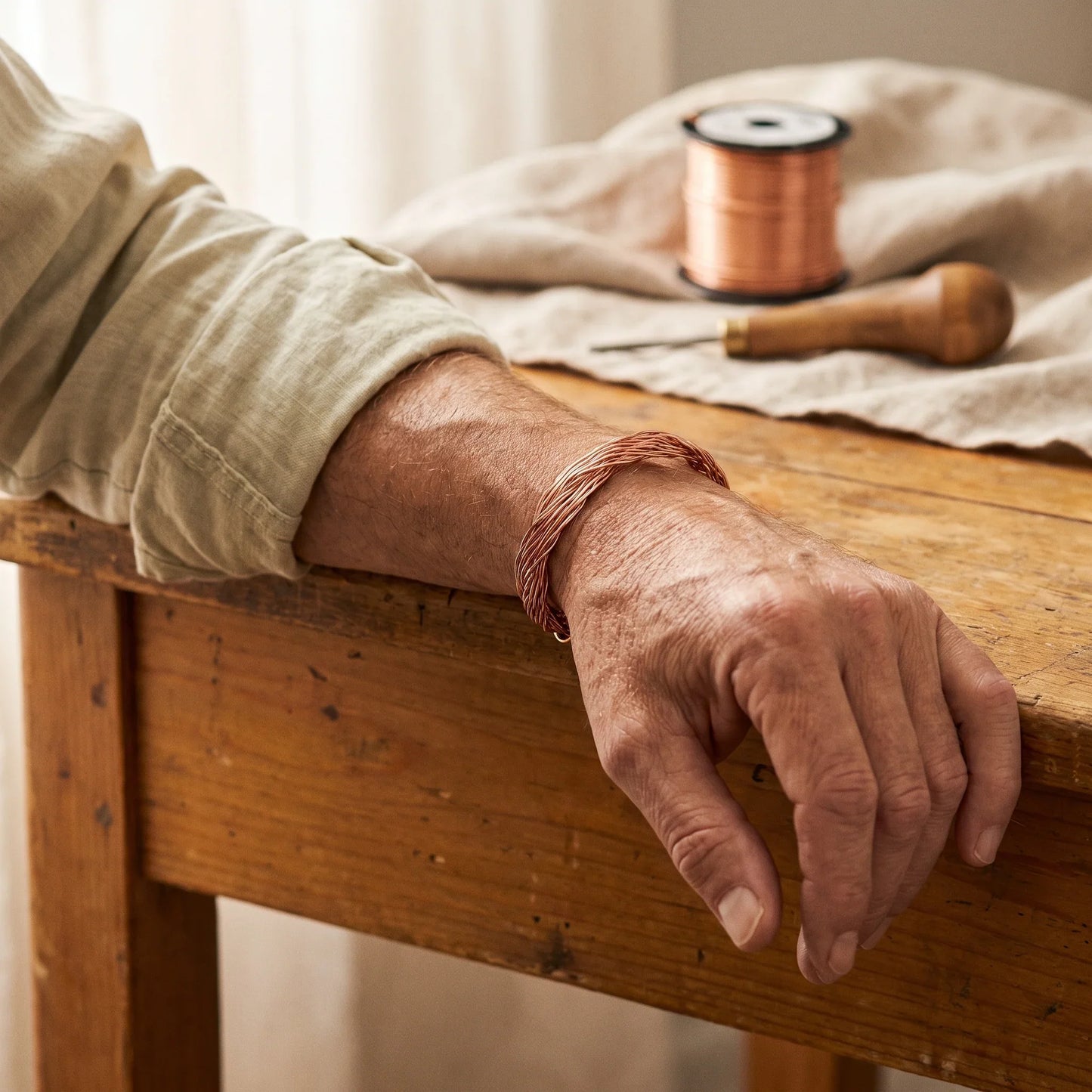 Elm Copper Bracelet